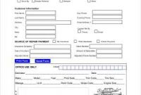 Auto Repair Estimate Template together with Auto Repair Estimate Template Excel