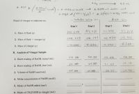 Chemistry Lab Report Example Also solved Experiment 10 Report Sheet Vinegar Analysis Lab Se