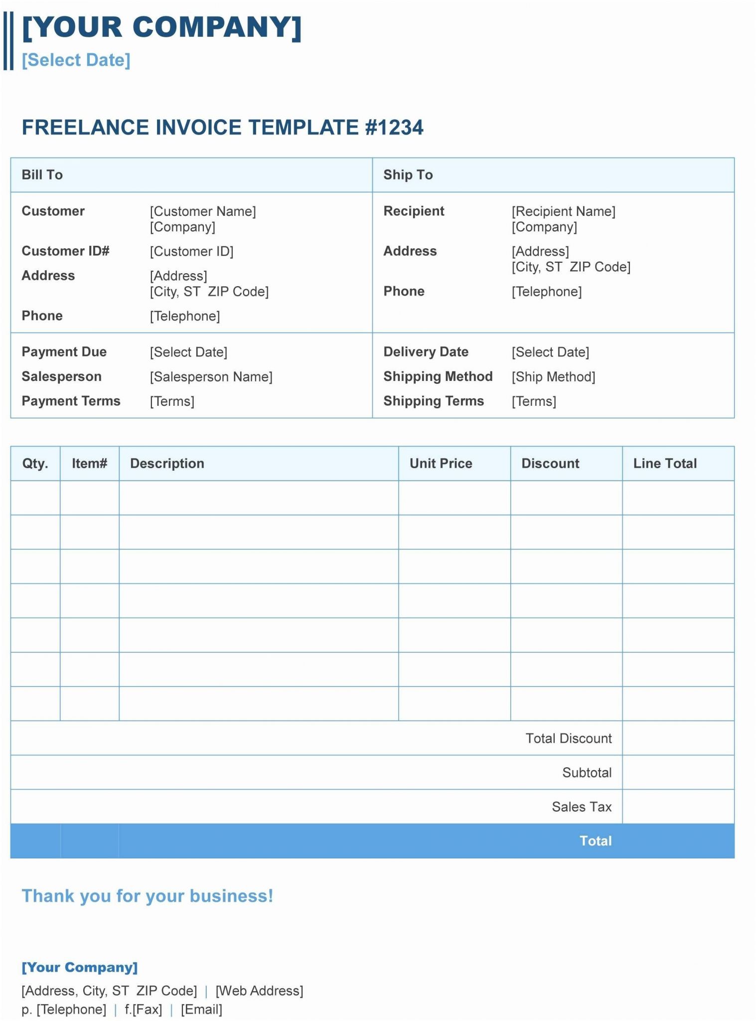 Free Invoice Template Microsoft Word Elegant Contractor Invoice