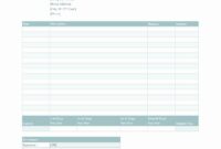 Hourly Invoice Template Along with Billing Statements Invoices